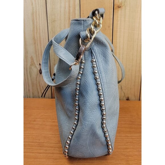 Jessica Simpson "London" Hobo Baltic Blue Purse - Picture 10 of 16